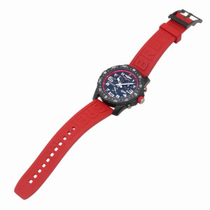 新品同様 ブライトリング エンデュランス プロ 広島カープ コラボ X823101E1B1S1 クオーツ 腕時計 ブライトライト/ラバー ブラック 黒文字盤 赤 1102【中古】BREITLING メンズ