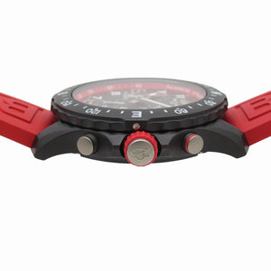 新品同様 ブライトリング エンデュランス プロ 広島カープ コラボ X823101E1B1S1 クオーツ 腕時計 ブライトライト/ラバー ブラック 黒文字盤 赤 1102【中古】BREITLING メンズ