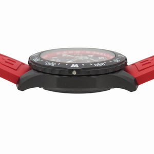 新品同様 ブライトリング エンデュランス プロ 広島カープ コラボ X823101E1B1S1 クオーツ 腕時計 ブライトライト/ラバー ブラック 黒文字盤 赤 1102【中古】BREITLING メンズ