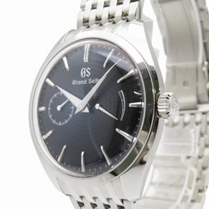 新品同様 セイコー グランドセイコー エレガンス コレクション SBGK017 / 9S63-00A0 手巻き 腕時計 SS ブラック 黒 1103【中古】SEIKO メンズ