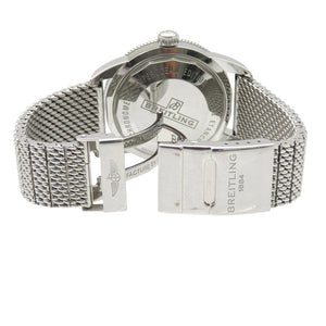 美品 ブライトリング スーパーオーシャン ヘリテージ2 AB2020 自動巻き 腕時計 SS ブラック 黒文字盤 1107【中古】BREITLING メンズ