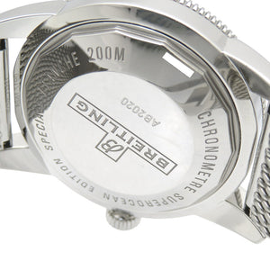 美品 ブライトリング スーパーオーシャン ヘリテージ2 AB2020 自動巻き 腕時計 SS ブラック 黒文字盤 1107【中古】BREITLING メンズ