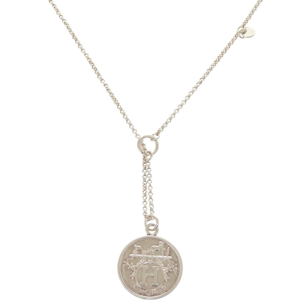 新品同様 エルメス エクスリブリス MM シルバー925 ネックレス 1116【中古】HERMES