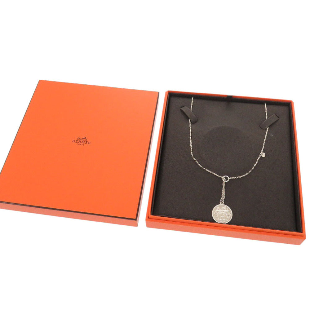 新品同様 エルメス エクスリブリス MM シルバー925 ネックレス 1116【中古】HERMES