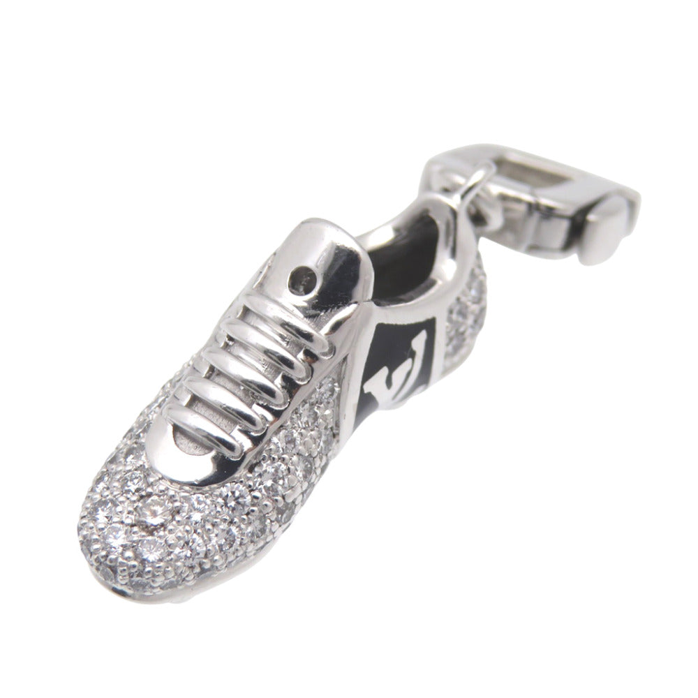 ルイヴィトン サッカー スパイク モチーフ K18WG/ダイヤ チャーム ペンダント トップ ペンダントトップ 750 ホワイトゴールド/ダイヤモンド ジュエリー 1120【中古】LOUIS VUITTON