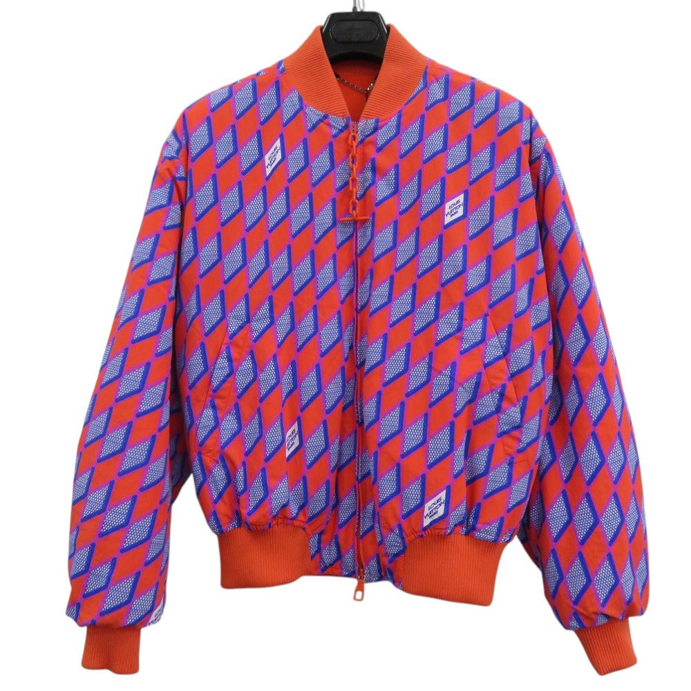 新品同様 ルイ ヴィトン ダイアモンド ダミエ パターングラフィック BOMBER GRAPHIQUE ボンバージャケット ナイロンジャケット 1273【中古】LOUIS VUITTON