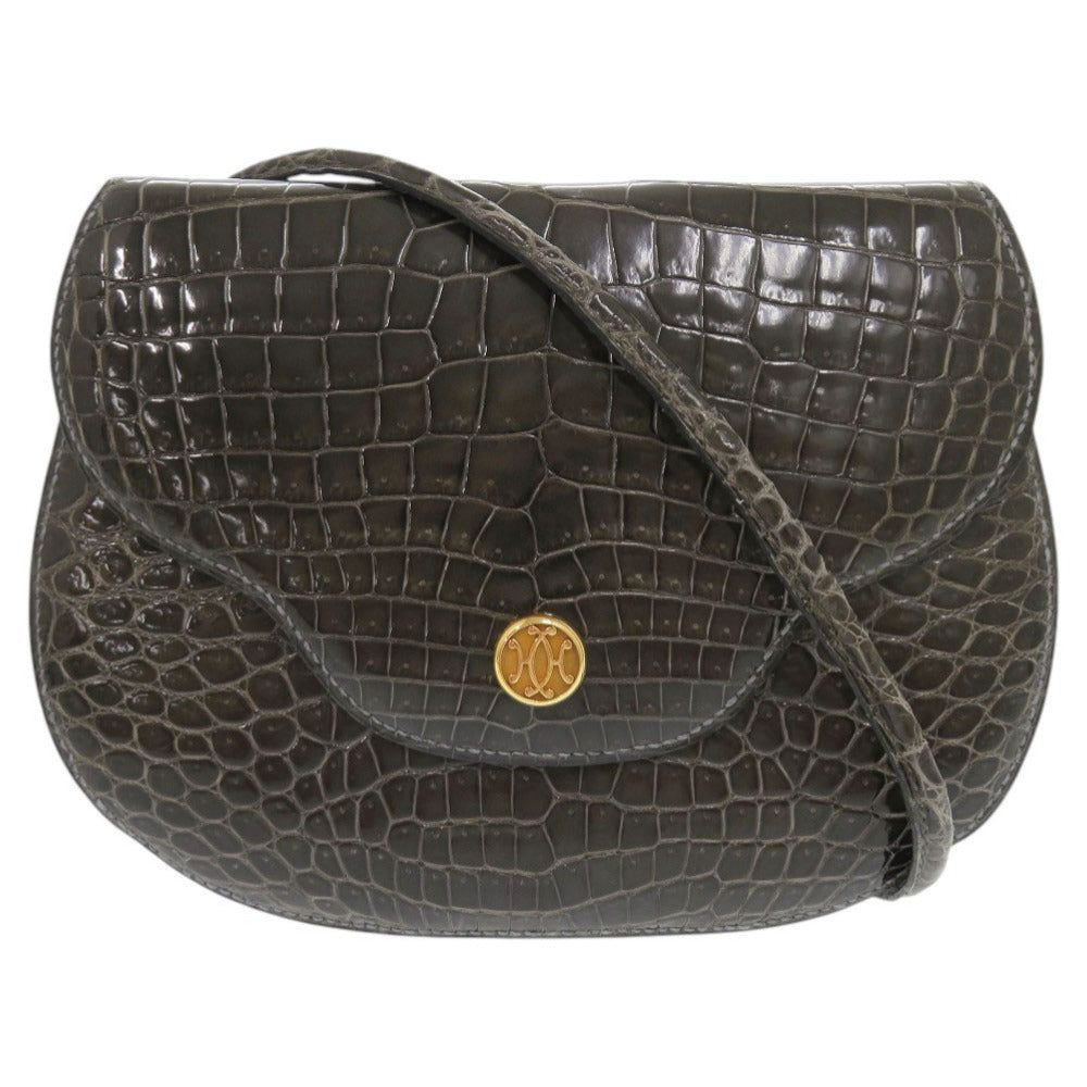 エルメス ポーラ ポロサス グレー系 ゴールド金具 ショルダーバッグ 1143【中古】HERMES