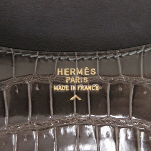 エルメス ポーラ ポロサス グレー系 ゴールド金具 ショルダーバッグ 1143【中古】HERMES