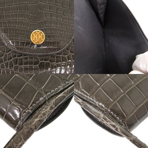 エルメス ポーラ ポロサス グレー系 ゴールド金具 ショルダーバッグ 1143【中古】HERMES