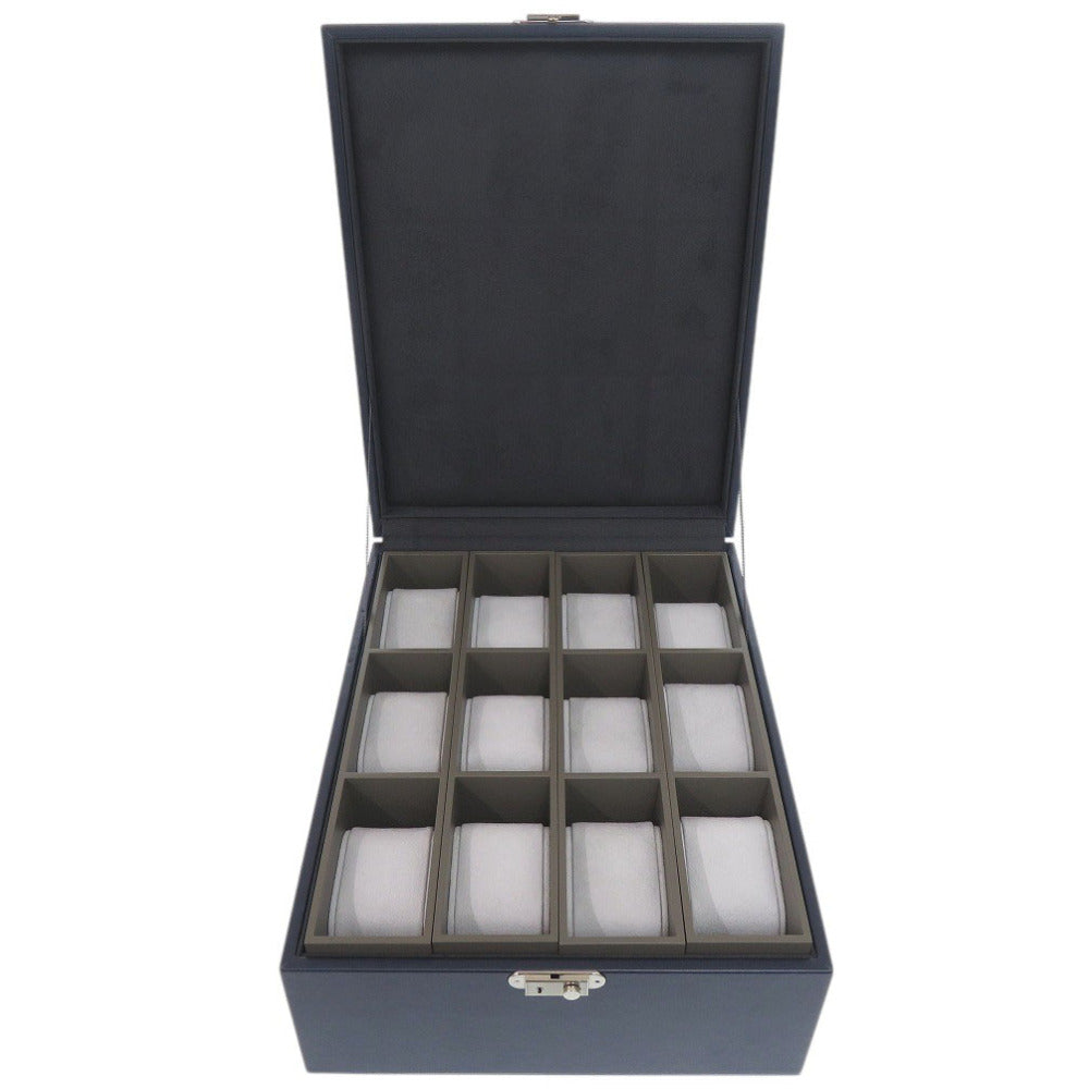 美品 ブレゲ ウォッチケース レザー ネイビー 時計ケース 1145【中古】Breguet