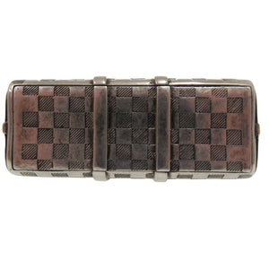 美品 ルイ ヴィトン ザ キーポル チャーム ダミエ キーホルダー M00023 メタル シルバー LV 1158【中古】LOUIS VUITTON