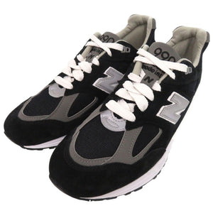 未使用品 ニューバランス M990BL2 スニーカー スウェード USA ブラック 1176【中古】NEW BALANCE