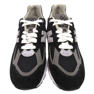 未使用品 ニューバランス M990BL2 スニーカー スウェード USA ブラック 1176【中古】NEW BALANCE