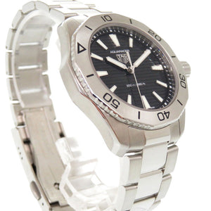 新品同様 タグホイヤー アクアレーサー プロフェッショナル 200 WBP1110.BA0627 ブラック SS クオーツ 腕時計 黒 1179【中古】TAG HEUER