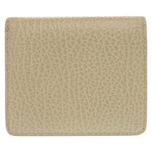 美品 メゾン マルジェラ 4ステッチ レザー ベージュ 二つ折り財布 1199【中古】Maison Margiela