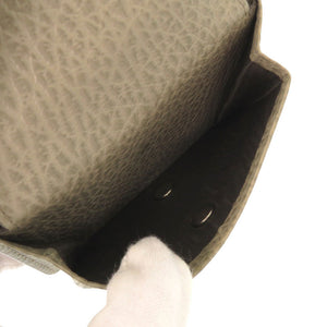 美品 メゾン マルジェラ 4ステッチ レザー ベージュ 二つ折り財布 1199【中古】Maison Margiela