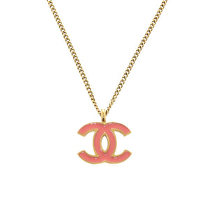 シャネル ココマーク オレンジ 01A ネックレス アクセサリー 1204 【中古】 CHANEL