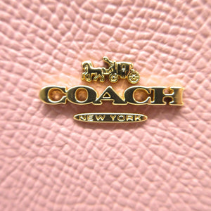 未使用品 コーチ フラグメントケース パスケース コインケース レザー ピンク 1205【中古】COACH