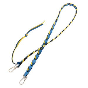 新品同様 ロエベ ブレイデッド レザー マルチカラー ショルダーストラップ 1219【中古】LOEWE