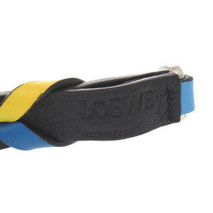 新品同様 ロエベ ブレイデッド レザー マルチカラー ショルダーストラップ 1219【中古】LOEWE