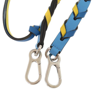 新品同様 ロエベ ブレイデッド レザー マルチカラー ショルダーストラップ 1219【中古】LOEWE