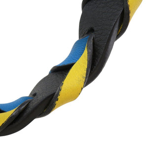 新品同様 ロエベ ブレイデッド レザー マルチカラー ショルダーストラップ 1219【中古】LOEWE