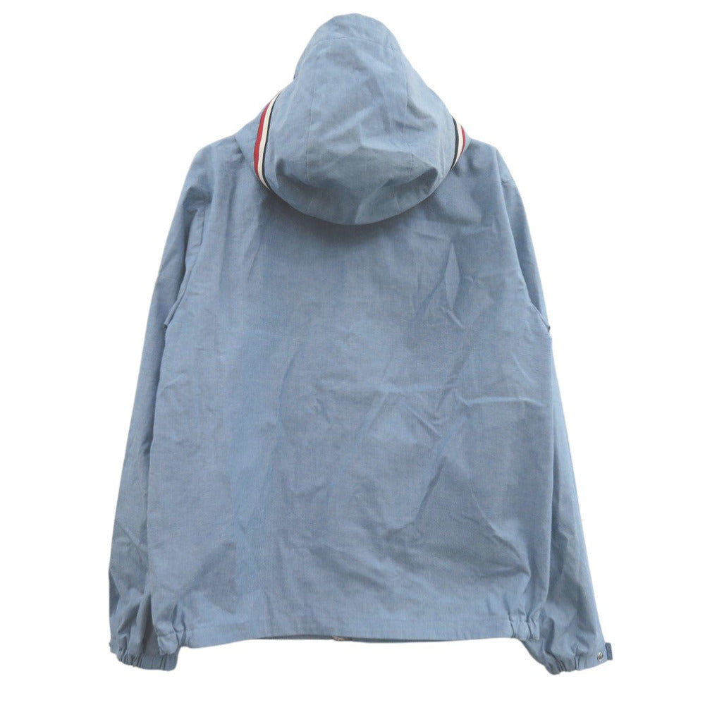 美品 モンクレール NIORTAISE ジャケット F10911B72300 ブルゾン コットン ブルー 1221【中古】MONCLER
