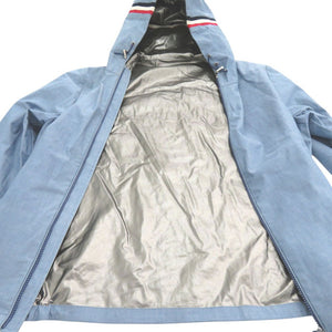 美品 モンクレール NIORTAISE ジャケット F10911B72300 ブルゾン コットン ブルー 1221【中古】MONCLER