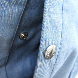 美品 モンクレール NIORTAISE ジャケット F10911B72300 ブルゾン コットン ブルー 1221【中古】MONCLER