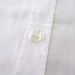 未使用 グッチ ビジネスシャツ ロゴ刺繍 699560 ZAJOM コットン ホワイト 長袖シャツ 白 1224【中古】GUCCI