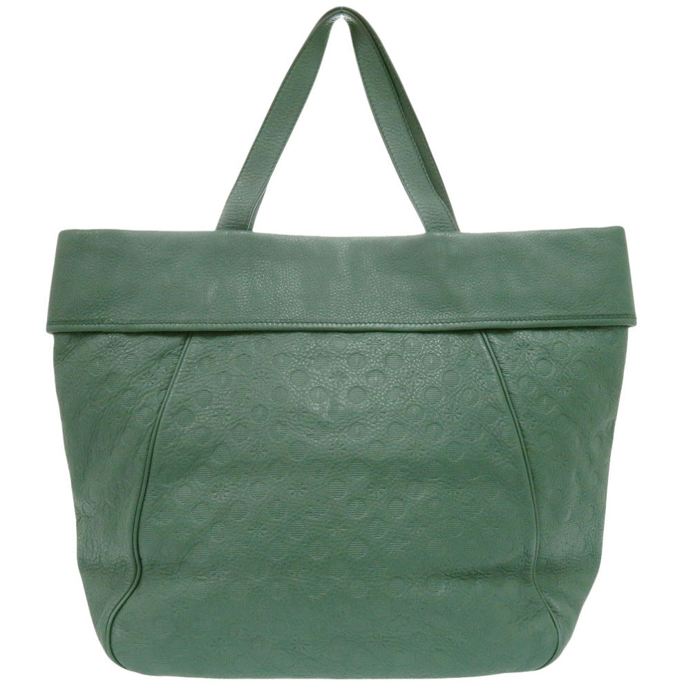 美品 ハンティングワールド レザー グリーン トートバッグ 緑 1243【中古】HUNTING WORLD