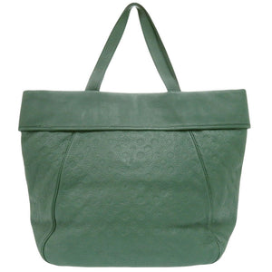 美品 ハンティングワールド レザー グリーン トートバッグ 緑 1243【中古】HUNTING WORLD