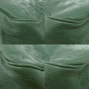 美品 ハンティングワールド レザー グリーン トートバッグ 緑 1243【中古】HUNTING WORLD