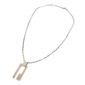 グッチ Gロゴ シルバー925 ネックレス 1247【中古】GUCCI