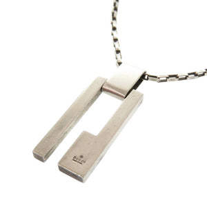 グッチ Gロゴ シルバー925 ネックレス 1247【中古】GUCCI