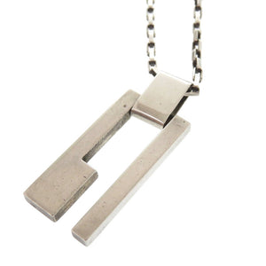 グッチ Gロゴ シルバー925 ネックレス 1247【中古】GUCCI