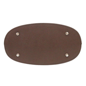 新品同様 バーバリー ノバチェック コットン ベージュ ブラウン トートバッグ ハンドバッグ 1279【中古】BURBERRY