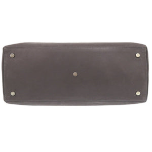 美品 オルチアーニ レザー グレー 2WAY ハンドバッグ ショルダーバッグ 1283【中古】ORCIANI