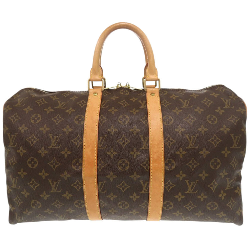 ルイ ヴィトン キーポル45 モノグラム M41428 ブラウン ボストンバッグ LV 1299【中古】LOUIS VUITTON