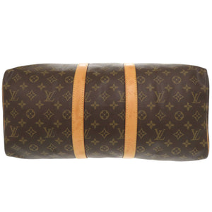 ルイ ヴィトン キーポル45 モノグラム M41428 ブラウン ボストンバッグ LV 1299【中古】LOUIS VUITTON