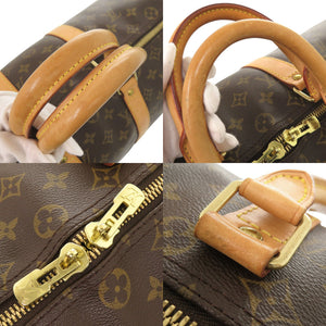 ルイ ヴィトン キーポル45 モノグラム M41428 ブラウン ボストンバッグ LV 1299【中古】LOUIS VUITTON