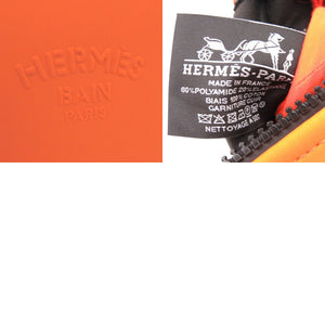 未使用品 エルメス ネオバン MM ポーチ ナイロン ポリウレタン オレンジ 1312【中古】HERMES