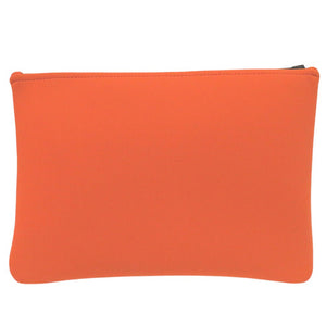 未使用品 エルメス ネオバン MM ポーチ ナイロン ポリウレタン オレンジ 1312【中古】HERMES