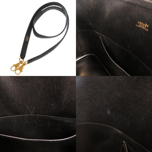 美品 エルメス ボリード35 アルデンヌ ブラック ゴールド金具 □G刻印 ハンドバッグ 黒 1322【中古】HERMES