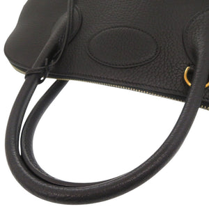 美品 エルメス ボリード35 アルデンヌ ブラック ゴールド金具 □G刻印 ハンドバッグ 黒 1322【中古】HERMES