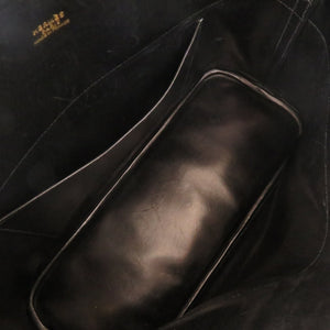 美品 エルメス ボリード35 アルデンヌ ブラック ゴールド金具 □G刻印 ハンドバッグ 黒 1322【中古】HERMES