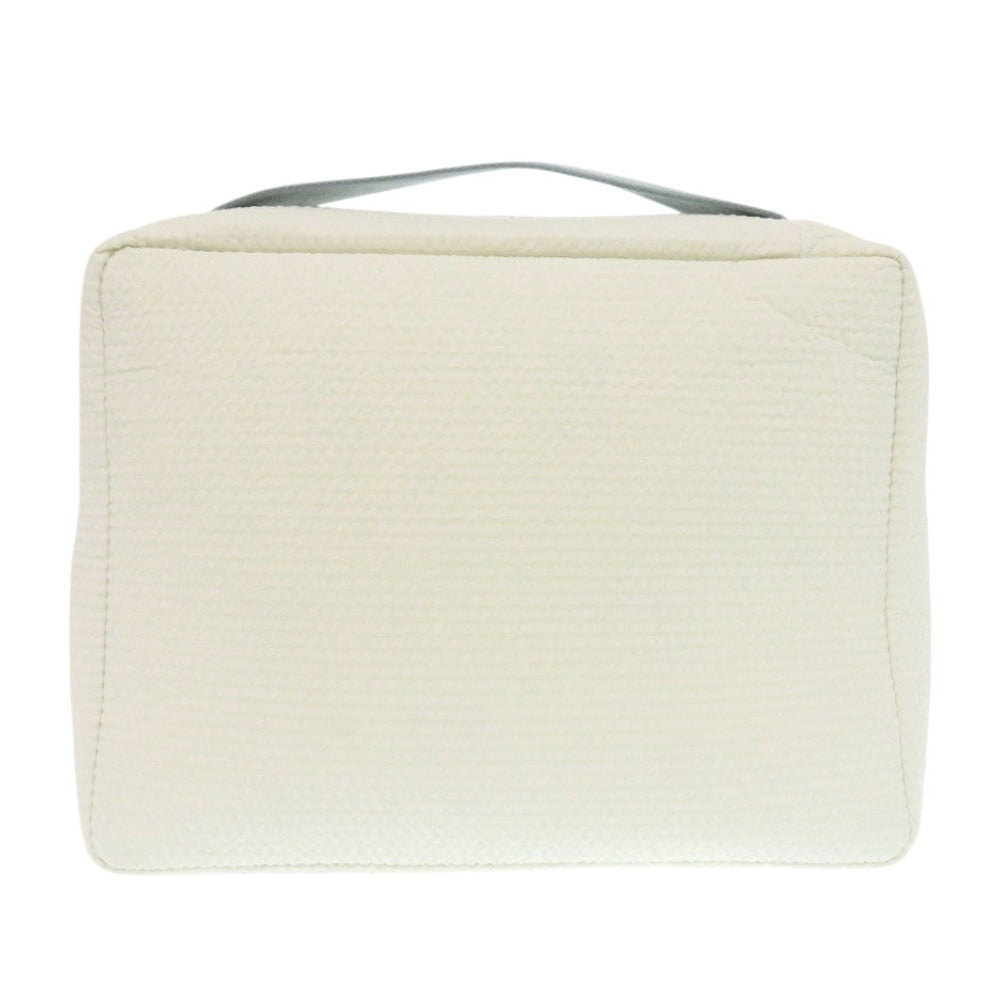 未使用 エルメス カブリオル トゥーゴー MM ポーチ ホワイト コットン 白 1324【中古】HERMES