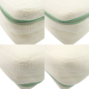 未使用 エルメス カブリオル トゥーゴー MM ポーチ ホワイト コットン 白 1324【中古】HERMES