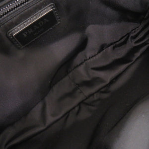 新品同様 プラダ ナイロン ブラック ウエストバッグ 黒 1330【中古】PRADA