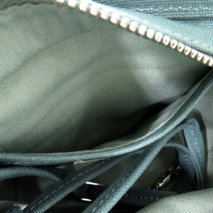 美品 メゾンキツネ フォックス 3WAY ミニトート キャンバス グリーン 1334【中古】MAISON KITSUNE